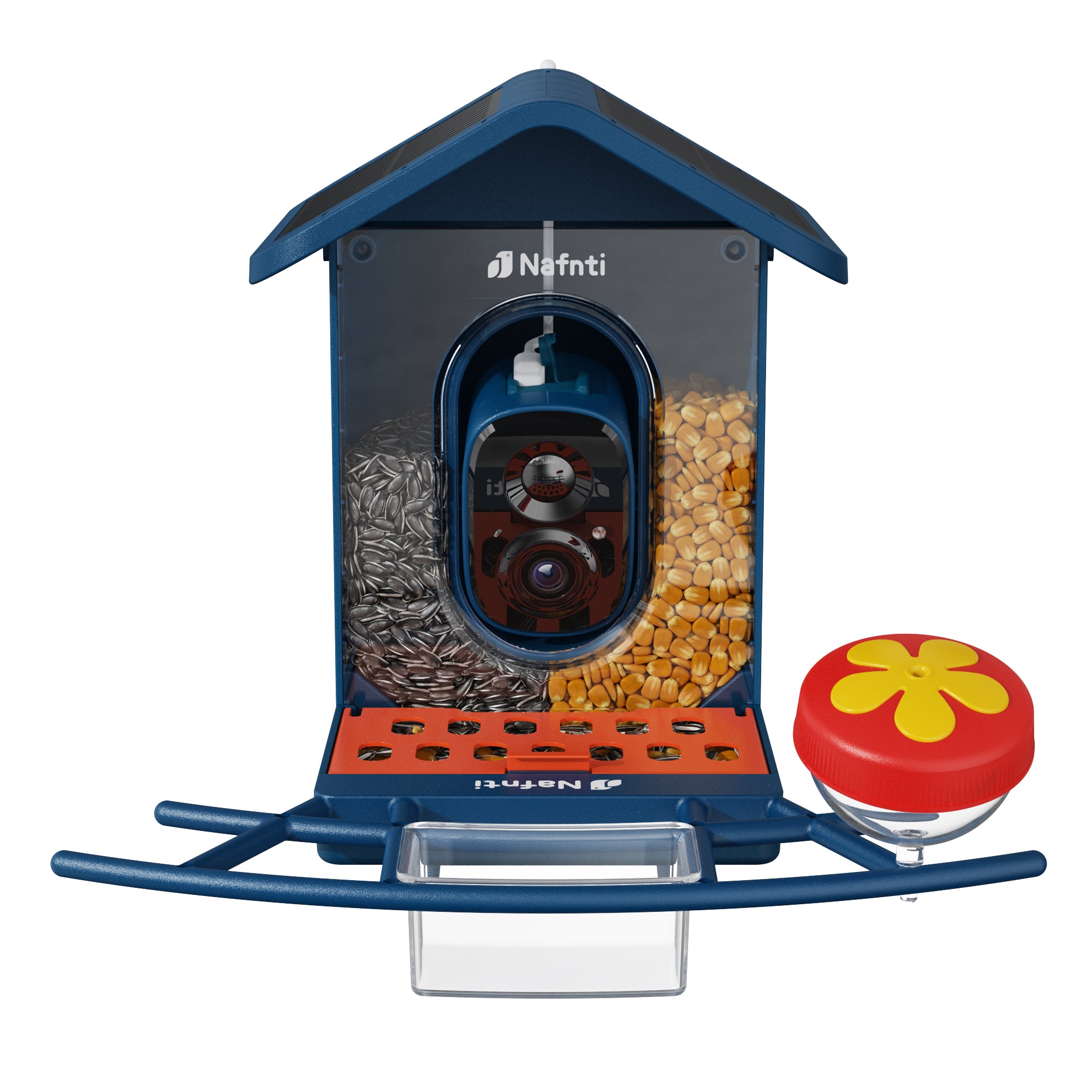 Nafnti 2K Bird Feeder with Camera offers lifetime free AI bird identification for over 10,000 species